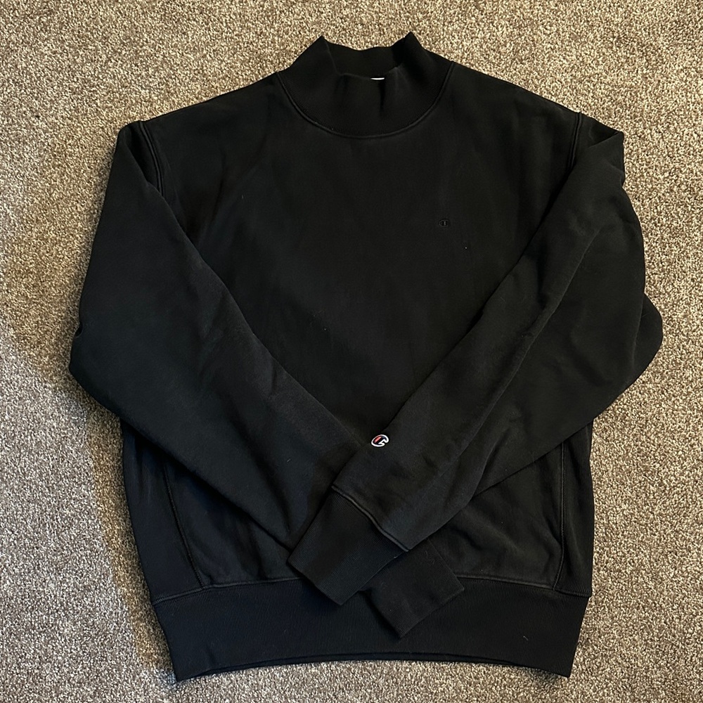 Champion Black Crewneck Men's Sweater